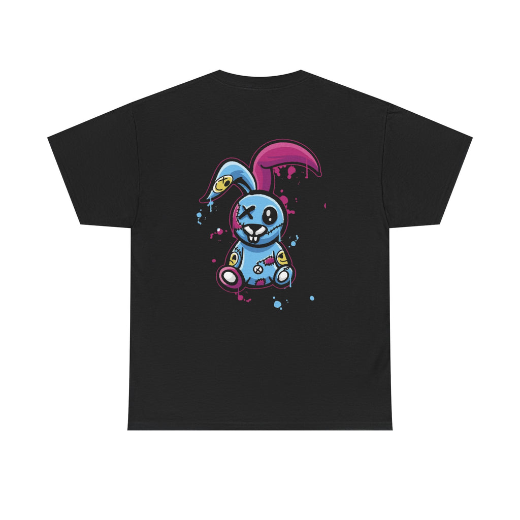 Creepy Plush Bunny Tee Alt Gothic Streetwear