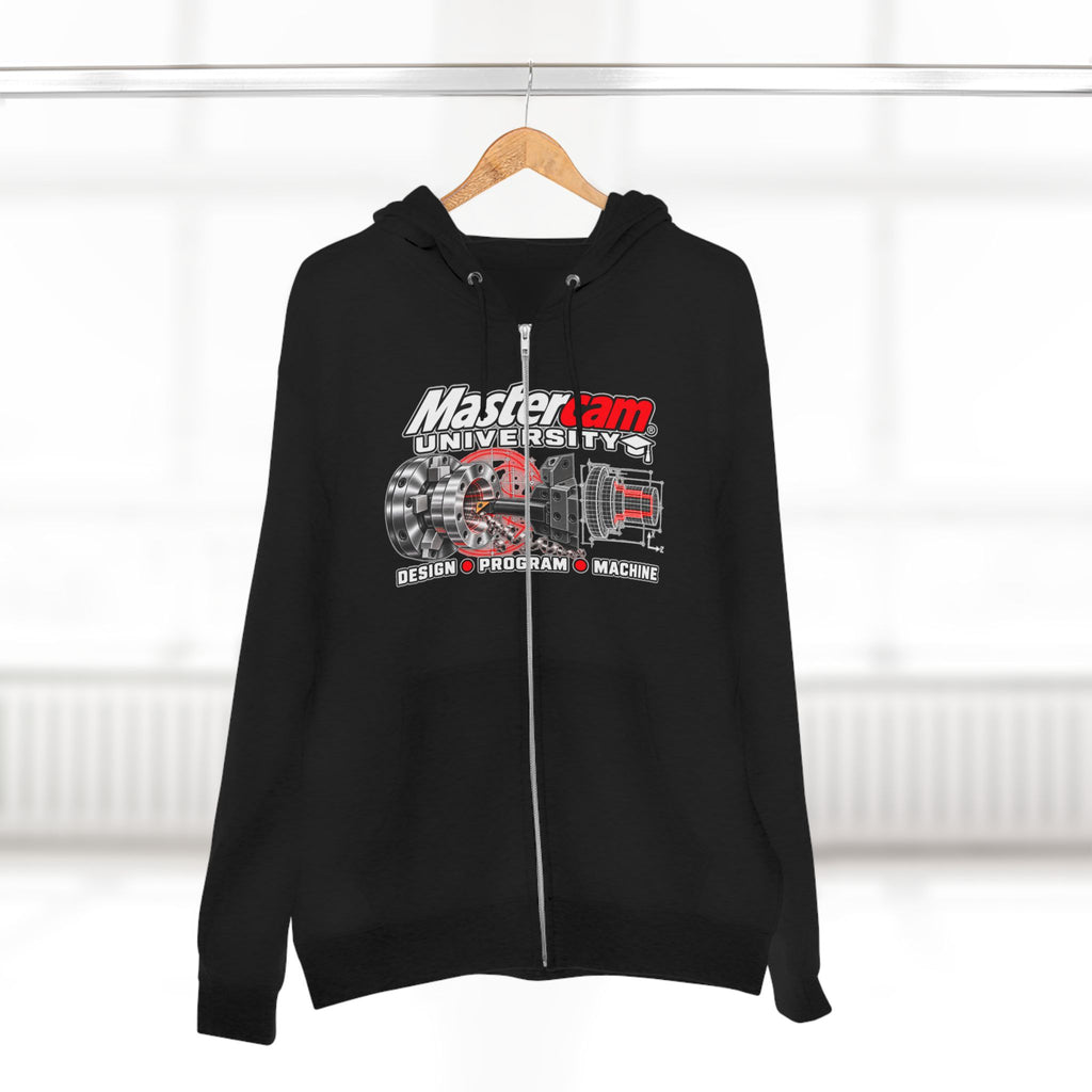 Mastercam University Zip Hoodie – Design • Program • Machine