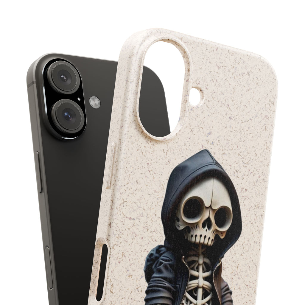Skull Style Daily Protection Eco-Friendly Phone Case | Tough Shock-Resistant Biodegradable Cover
