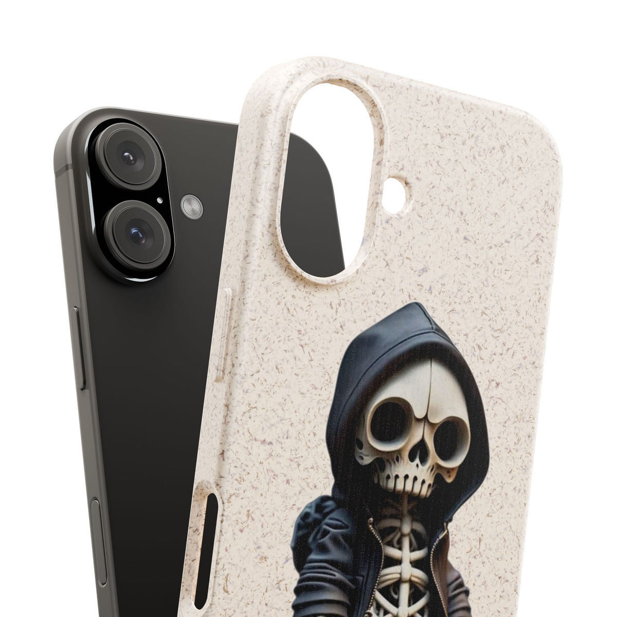 Skull Style Daily Protection Eco-Friendly Phone Case | Tough Shock-Resistant Biodegradable Cover