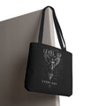 Level Up Every Day Angel Statue Tote Bag — Motivational Graphic Tote for Gamers & Fitness Fans