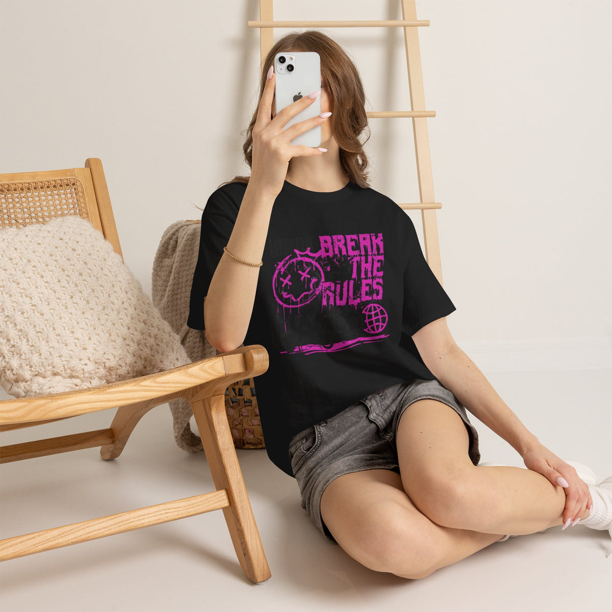 Break The Rules Graphic Tee | Alternative Streetwear T-Shirt