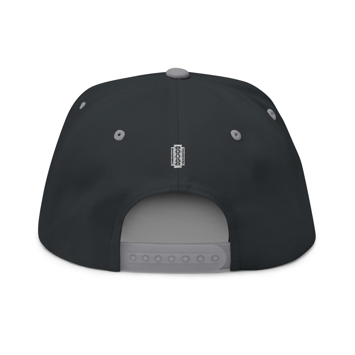 Punk Snapback Hat Embroidered Flat Bill Cap Streetwear Hat Rock Music Hat Skater Cap Distressed Punk Hat Unisex Snapback