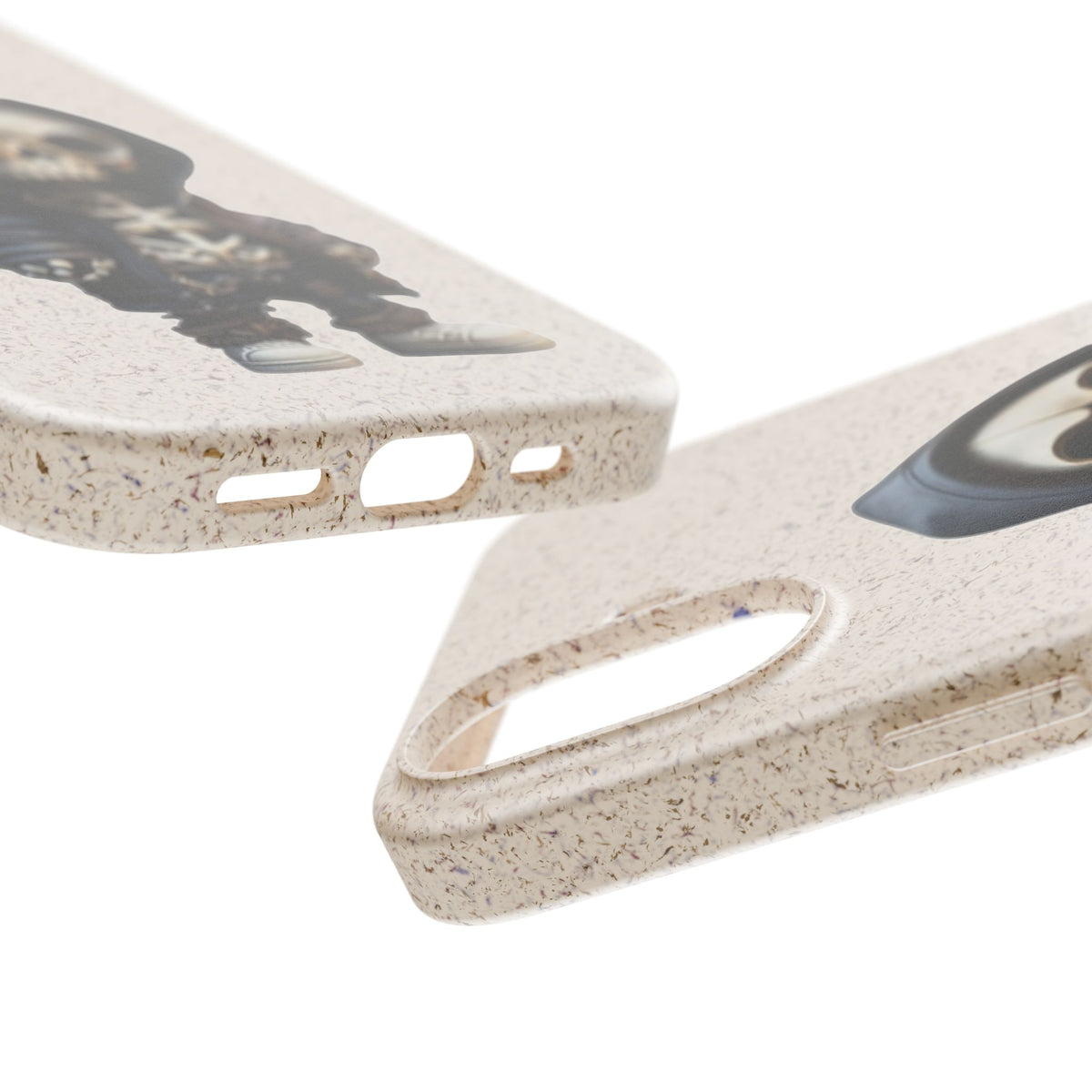 Skull Style Daily Protection Eco-Friendly Phone Case | Tough Shock-Resistant Biodegradable Cover