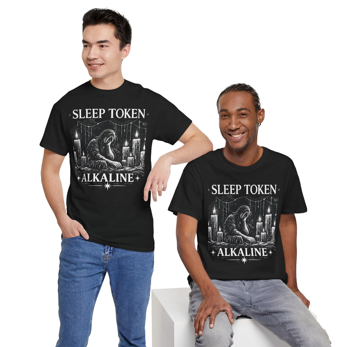 Sleep Token Alkaline Shirt Gothic Alternative Band Inspired Graphic Tee Unisex Heavy Cotton T Shirt Metal Music Fan Gift