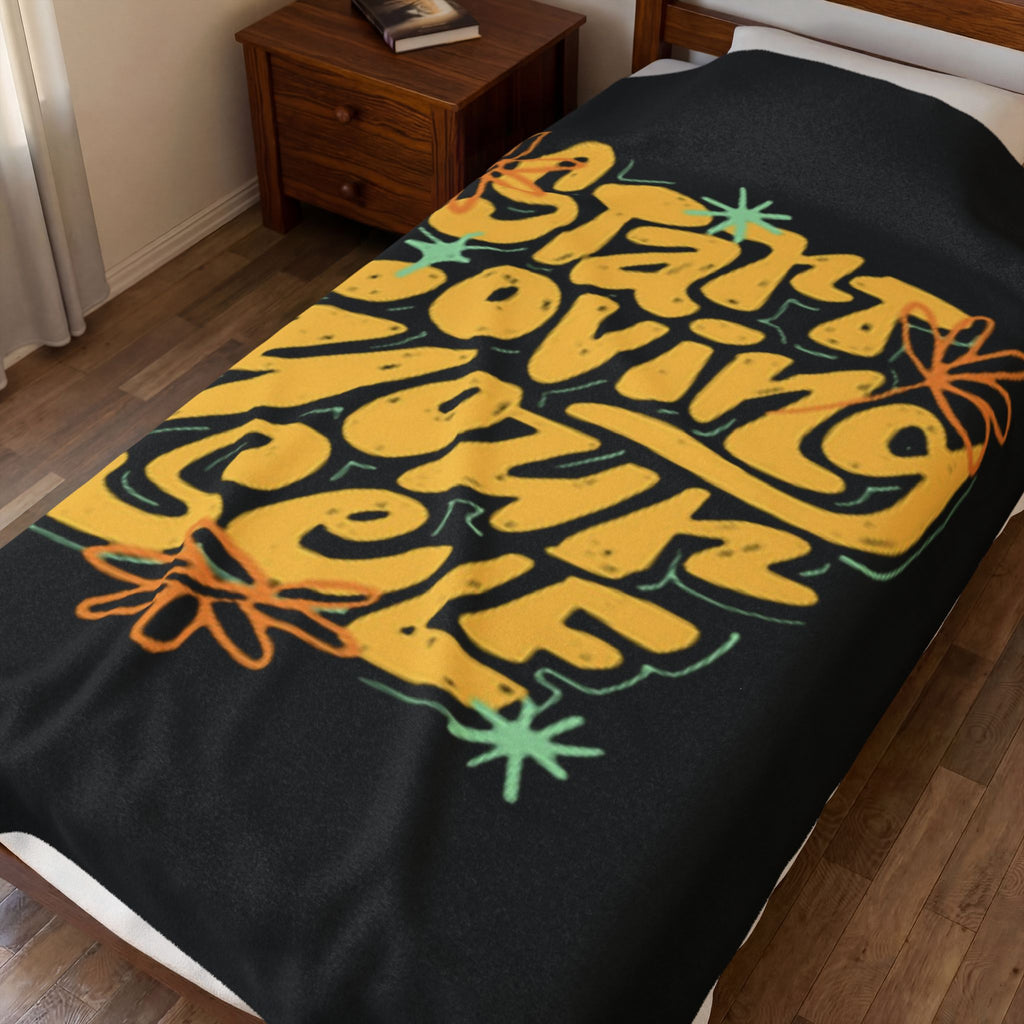 Start Loving Yourself Premium Fleece Blanket