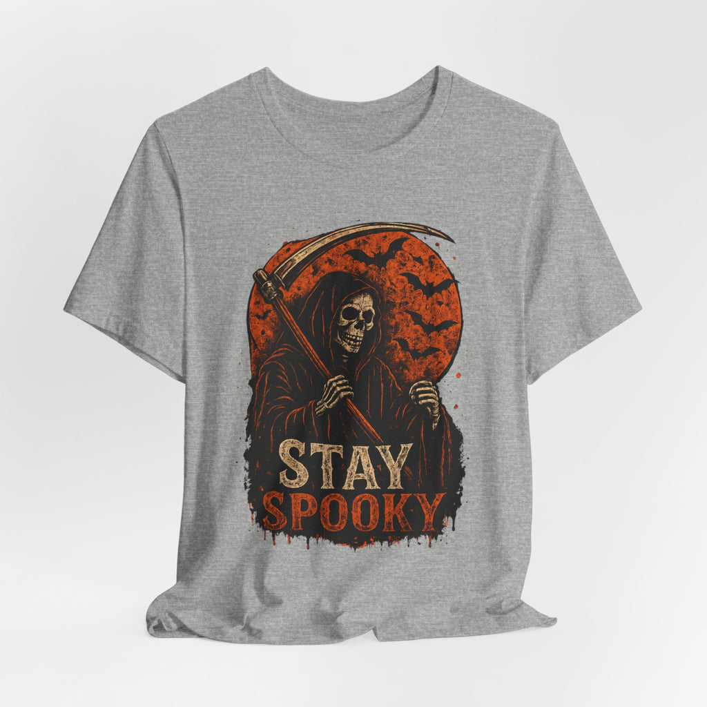 Stay Spooky Grim Reaper Tee — Halloween Graphic T-Shirt