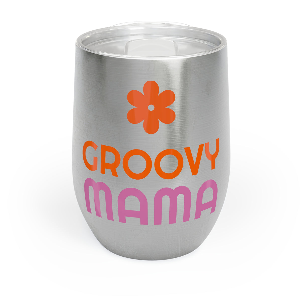 Groovy Mama Wine Tumbler Retro Mom Cup Funny Mom Gift Mothers Day Gift Cute Coffee Cup Insulated Travel Mug Groovy Style