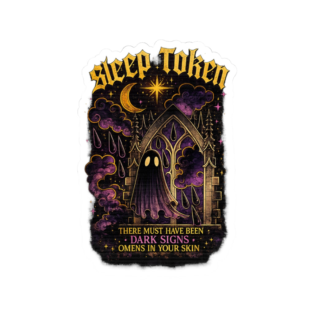 Sleep Token Inspired Dark Signs Vinyl Sticker Gothic Alternative Waterproof Laptop Water Bottle Decal
