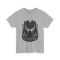 Worship Gothic T Shirt Dark Aesthetic Shirt Alternative Streetwear Moon Ritual Graphic Tee Unisex Black Metal Inspired Clothing
