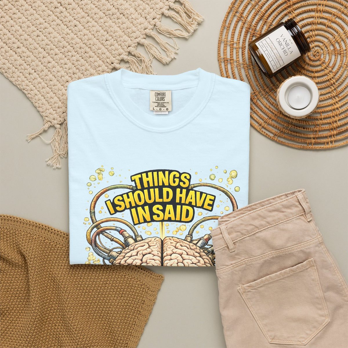 T-Shirt — "Things I Should Have Said" 2007 Brain & Beakers Graphic Tee