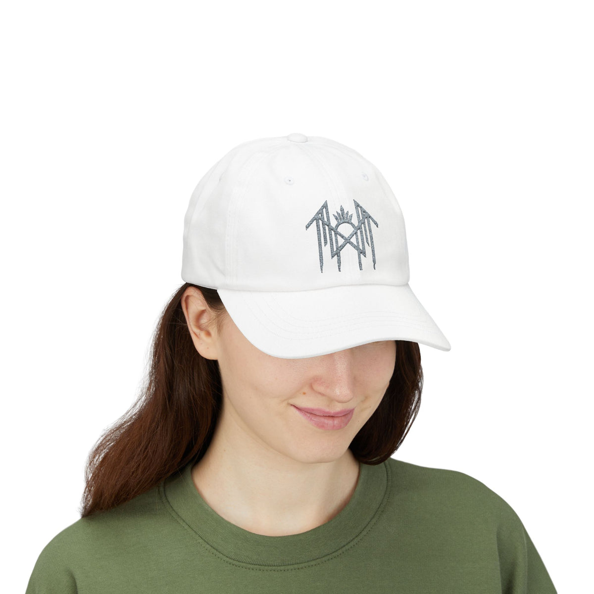 Gothic Dad Hat Alternative Streetwear Cap Dark Aesthetic Hat Minimal Gothic Fashion Emo Grunge Adjustable Baseball Ca