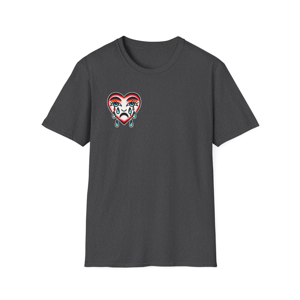 Loyalty Is Rare Graphic Tattoo Inspired Streetwear Shirt Retro Crying Heart Tee Edgy Unisex T Shirt Alternative Fashion  Emotional Graphic