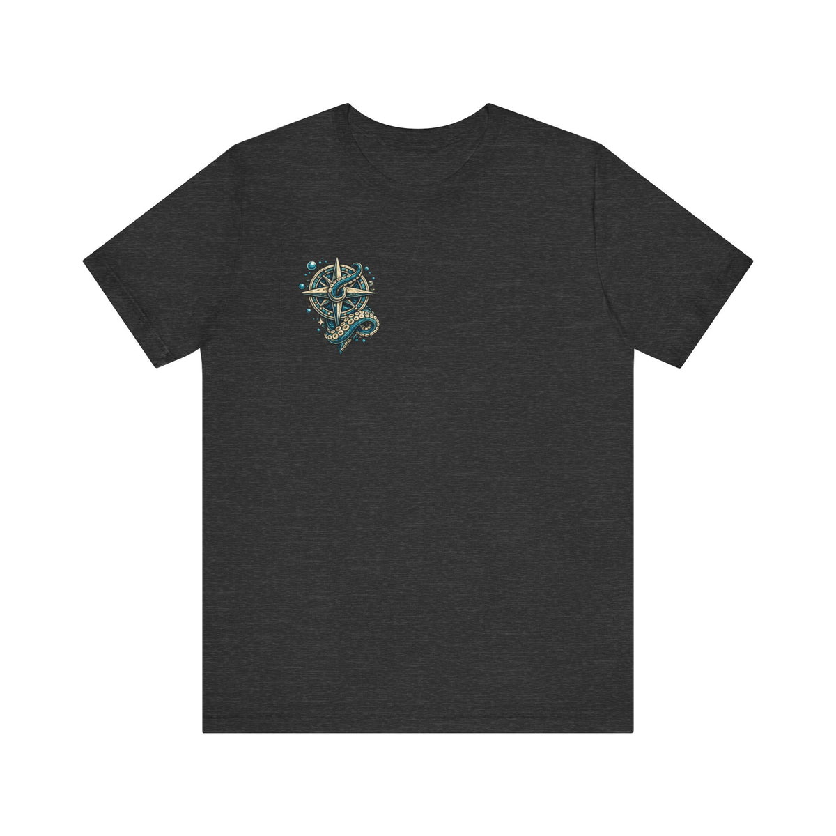 Stay True Anchor Tee — Nautical Ship Wheel & Octopus Graphic T-Shirt