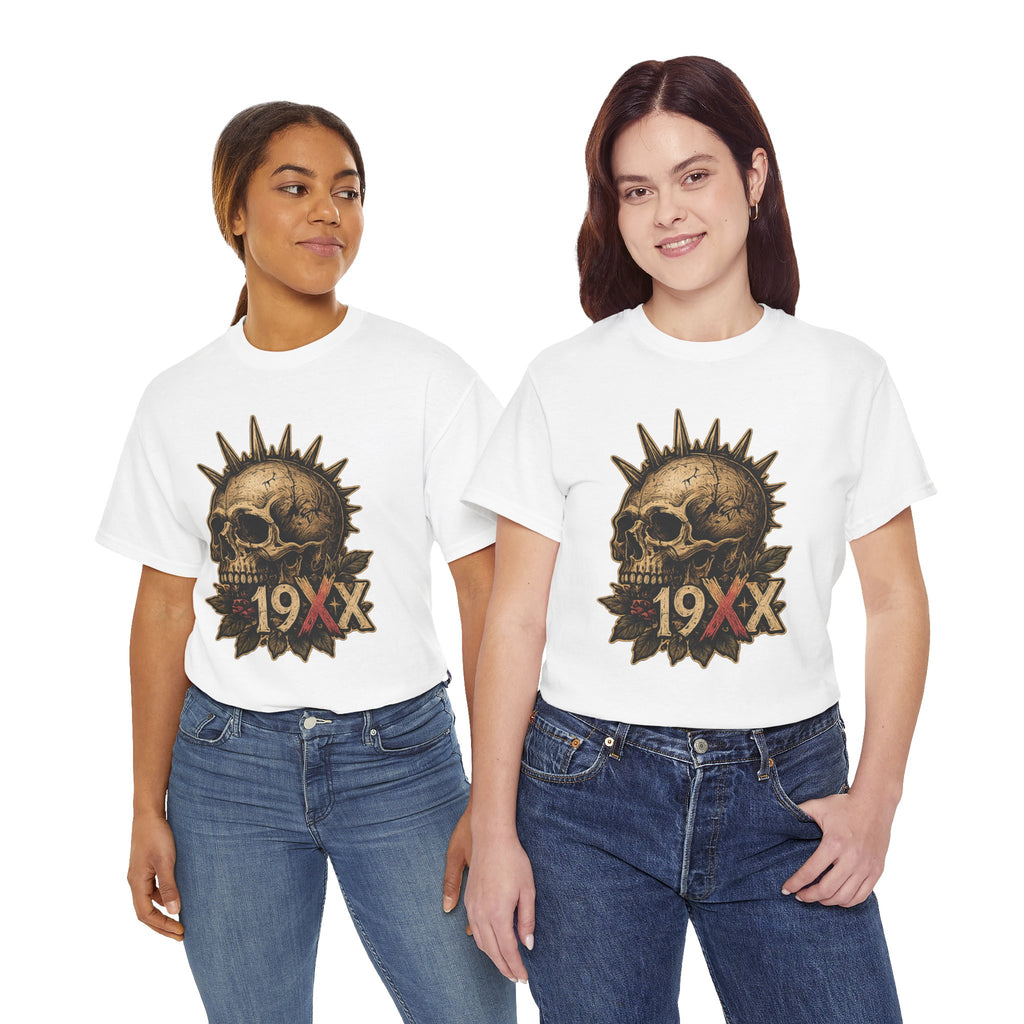 Punk Skull with Mohawk 19XX T-Shirt | Vintage Skull Tee