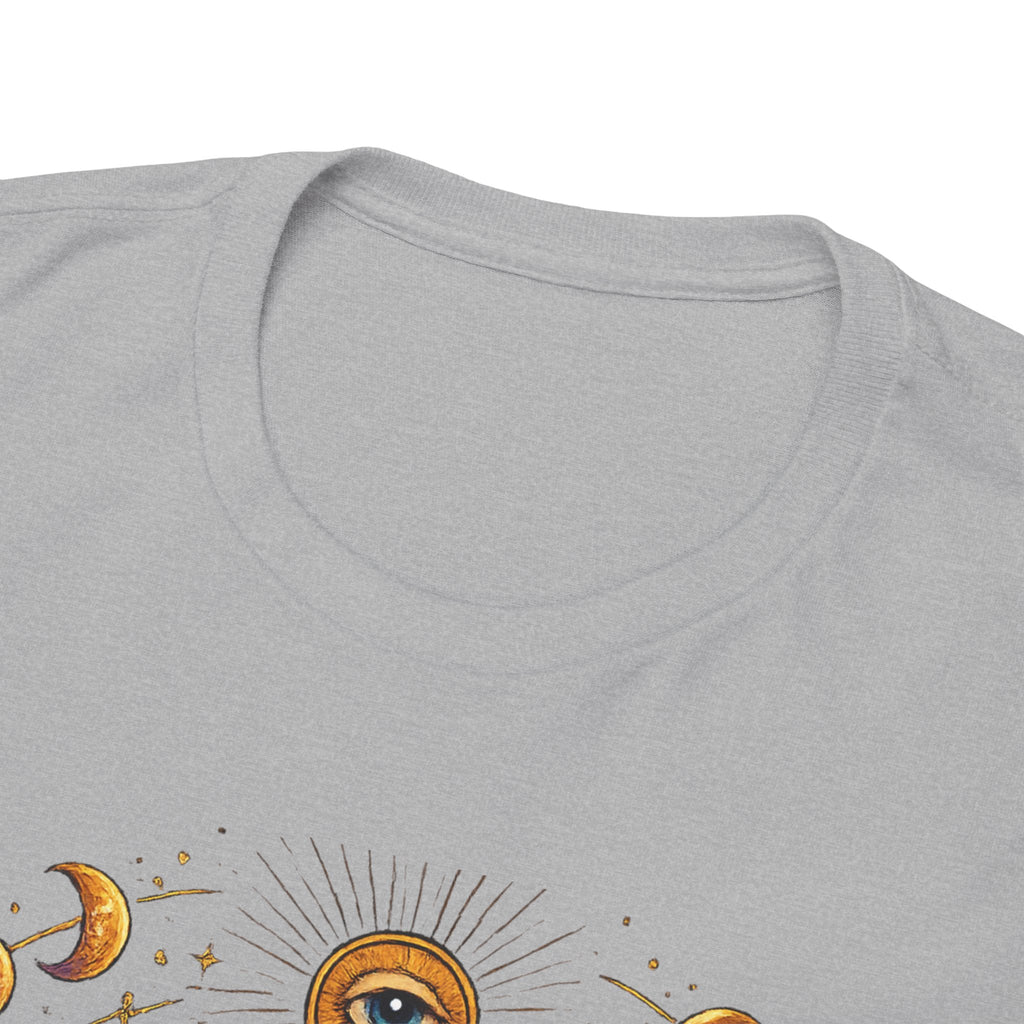 Mystical Triple Owl Illustration Tee Boho Moon Mystical Owl Shirt Boho Owl Graphic Tee Celestial Nature Shirt Spiritual Animal T Shirt
