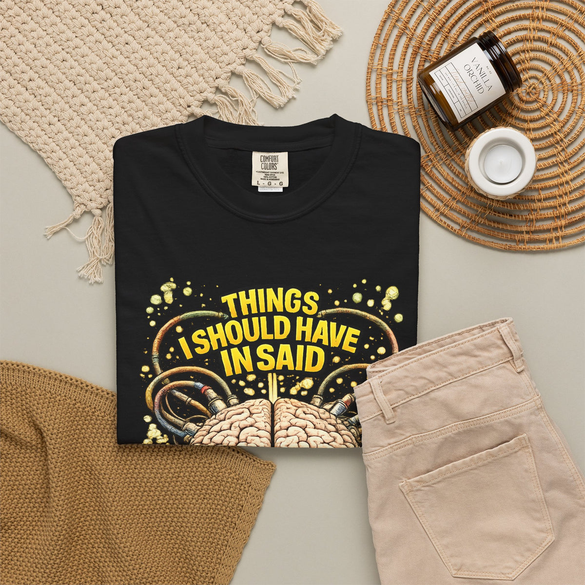 T-Shirt — "Things I Should Have Said" 2007 Brain & Beakers Graphic Tee