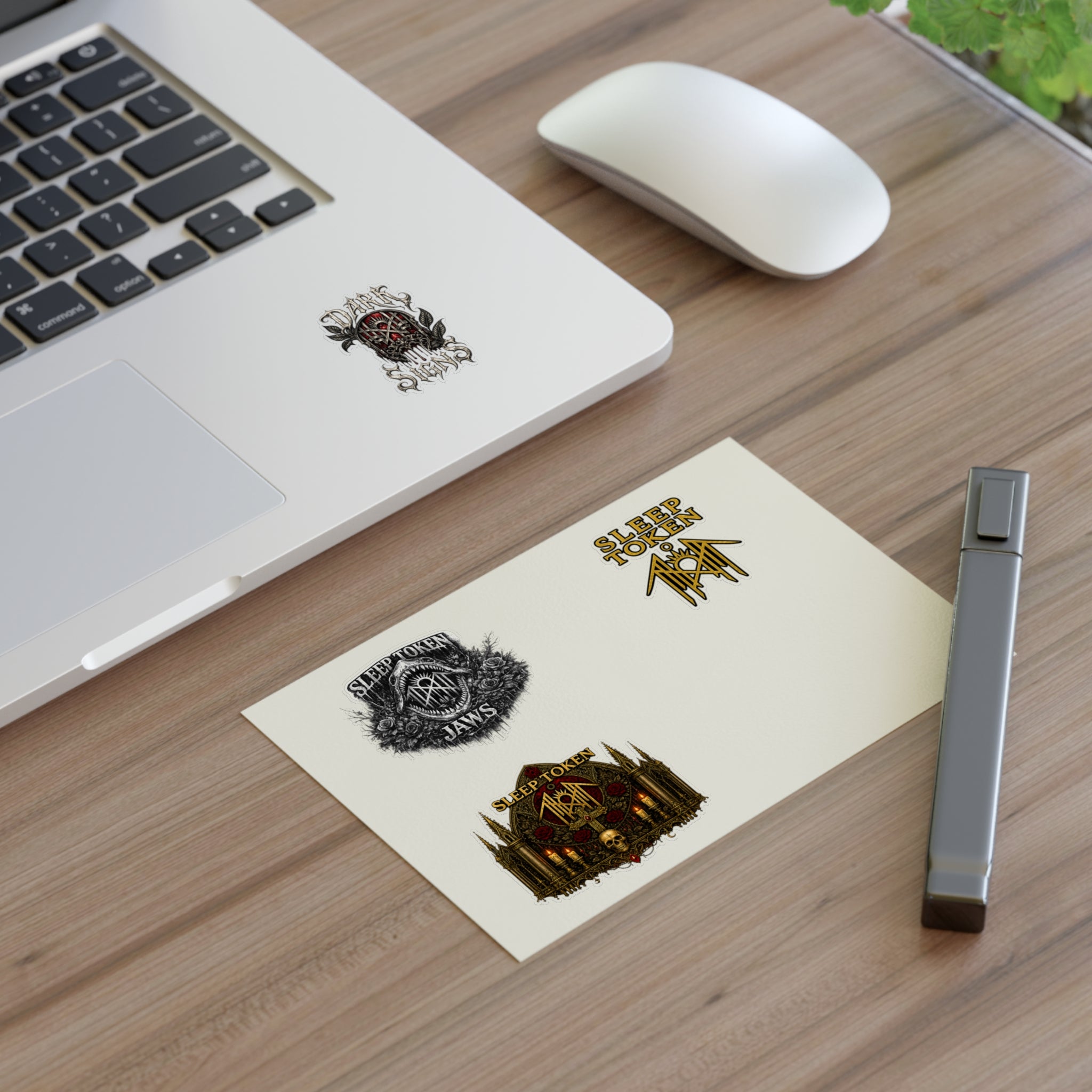 Sleep Token Inspired Die Cut Sticker Sheet | Waterproof Vinyl Stickers for Laptop Water Bottle Journal Car Decal