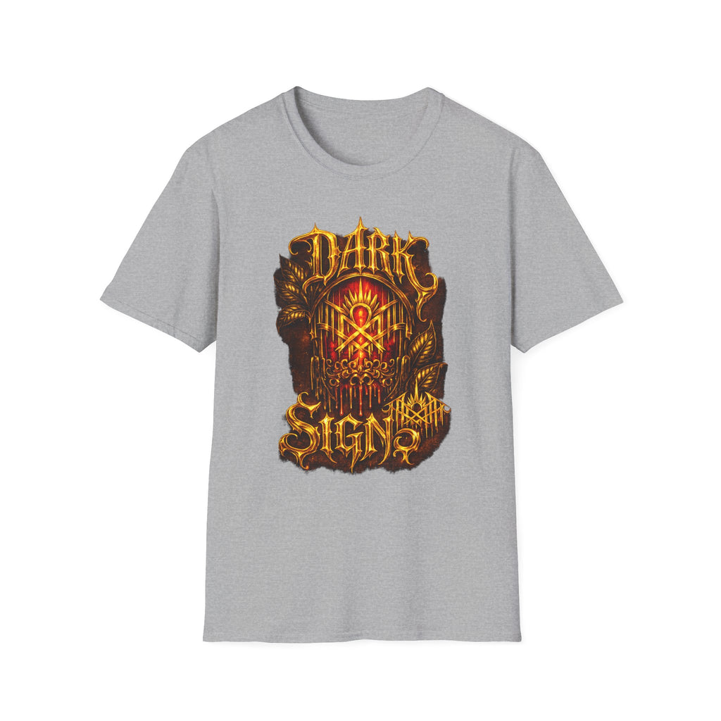 DARK SIGN Gothic Graphic T Shirt Red Alternative Streetwear Heavy Metal Aesthetic Tee Dark Fantasy Shirt Unisex Punk Grunge Apparel