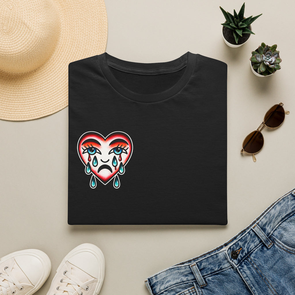 Loyalty Is Rare Graphic Tattoo Inspired Streetwear Shirt Retro Crying Heart Tee Edgy Unisex T Shirt Alternative Fashion  Emotional Graphic