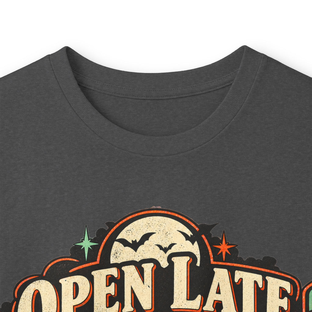 Open Late Spirited ghosts diner Long Sleeve Tee | Night Shift Diner