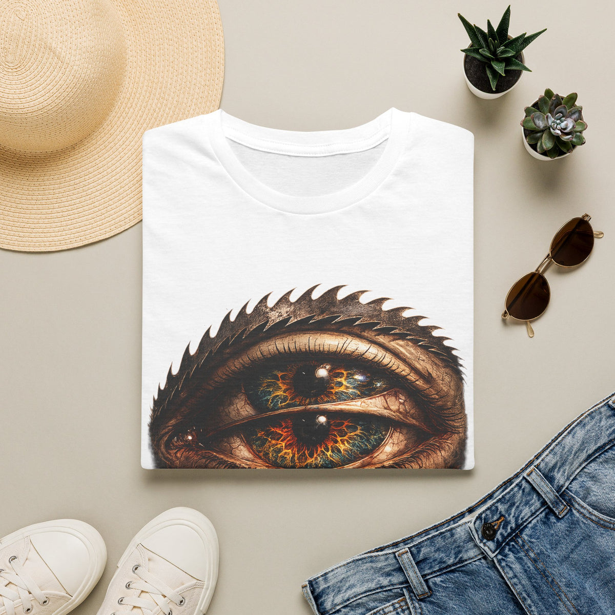 Tool Inspired Eye Graphic Shirt Alternative Rock Tee Dark Heather Band Shirt Gothic Streetwear Unisex Graphic T Shirt