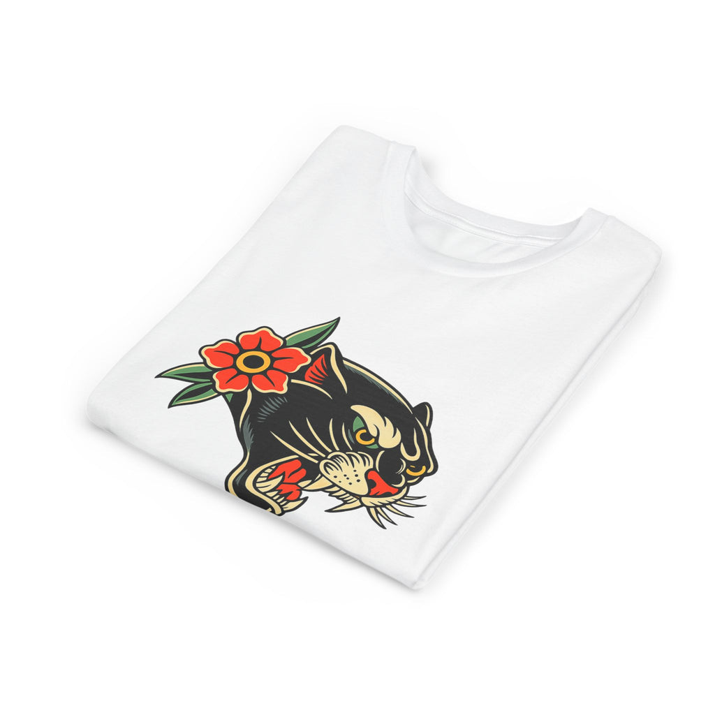 Youth Traditonal Tattoo Panther Short Sleeve Tee