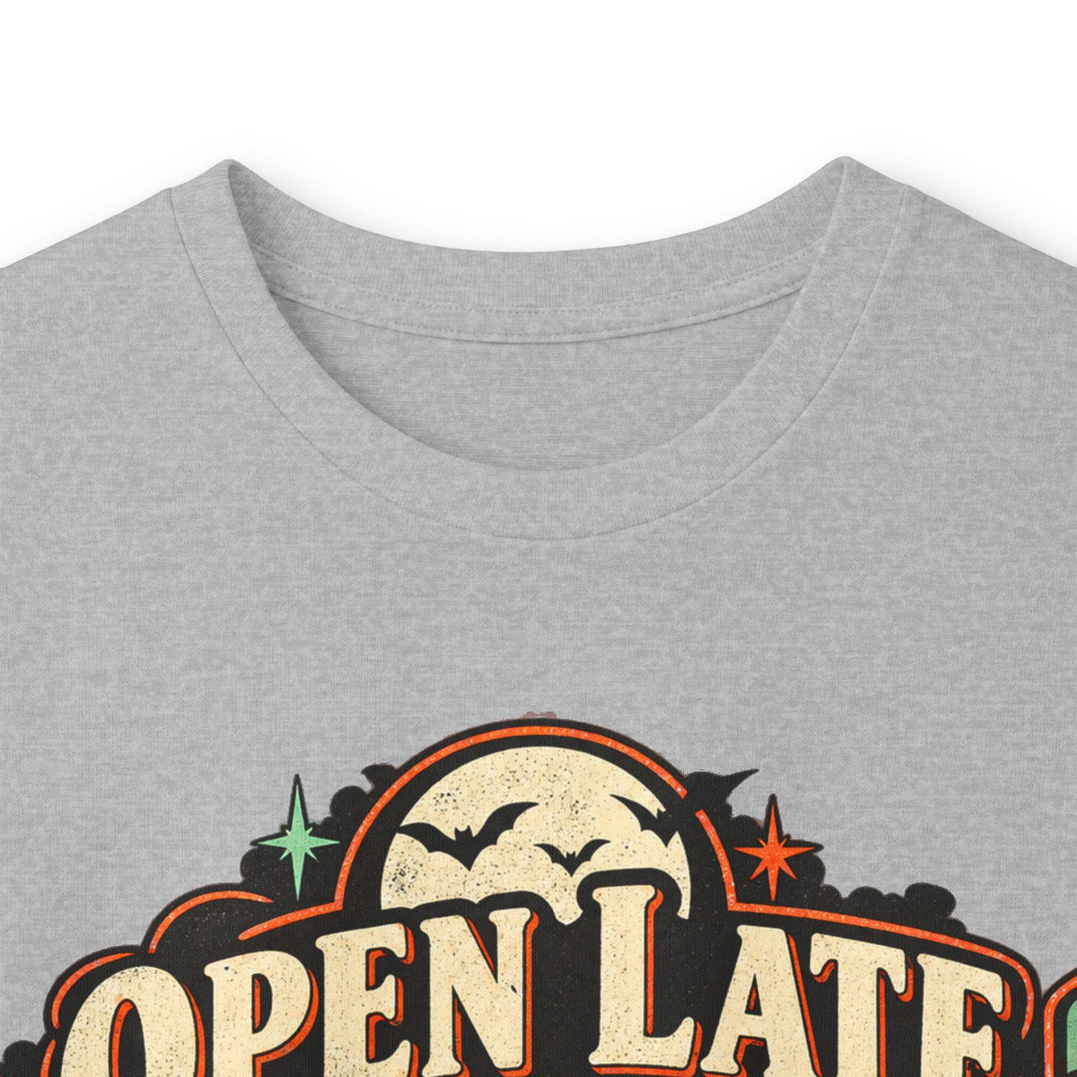Open Late Spirited ghosts diner Long Sleeve Tee | Night Shift Diner