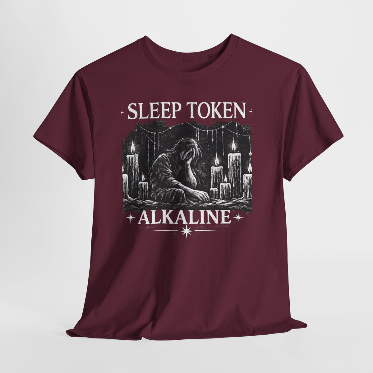 Sleep Token Alkaline Shirt Gothic Alternative Band Inspired Graphic Tee Unisex Heavy Cotton T Shirt Metal Music Fan Gift