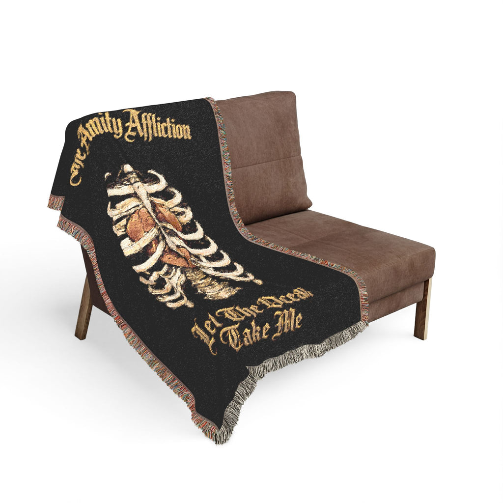 The Amity Affliction Blanket Let The Ocean Take Me Woven Throw Blanket Emo Aesthetic Gothic Room Decor Alternative Music Gift