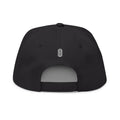 Punk Snapback Hat Embroidered Flat Bill Cap Streetwear Hat Rock Music Hat Skater Cap Distressed Punk Hat Unisex Snapback