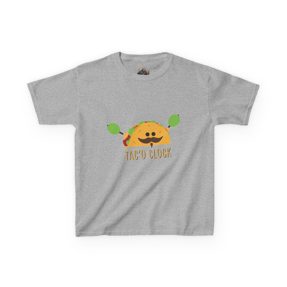 Kids Taco Shirt Taco Clock Funny Taco Shirt Cute Kids Graphic Tee Funny Food Shirt Kids Gift Taco Lover Shirt