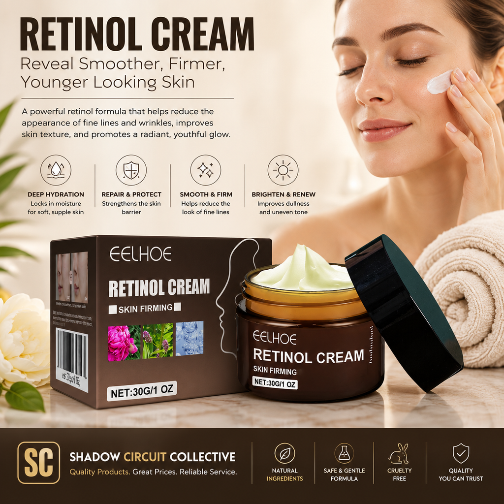 Reveal Smoother, Firmer Looking Skin | Retinol Face Cream for Fine Lines, Hydration & Skin Firming