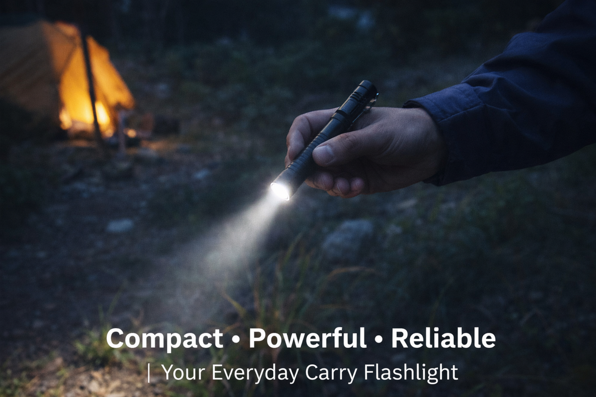 Tactical Flashlight Small LED Torch Light Mini Super Bright Penlight Work Light