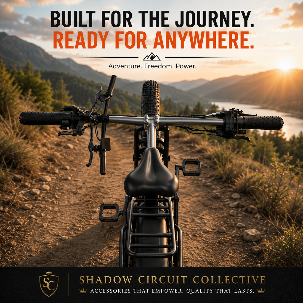 Conquer Every Trail Without Sacrificing Storage | Foldable Fat Tire Electric Bike