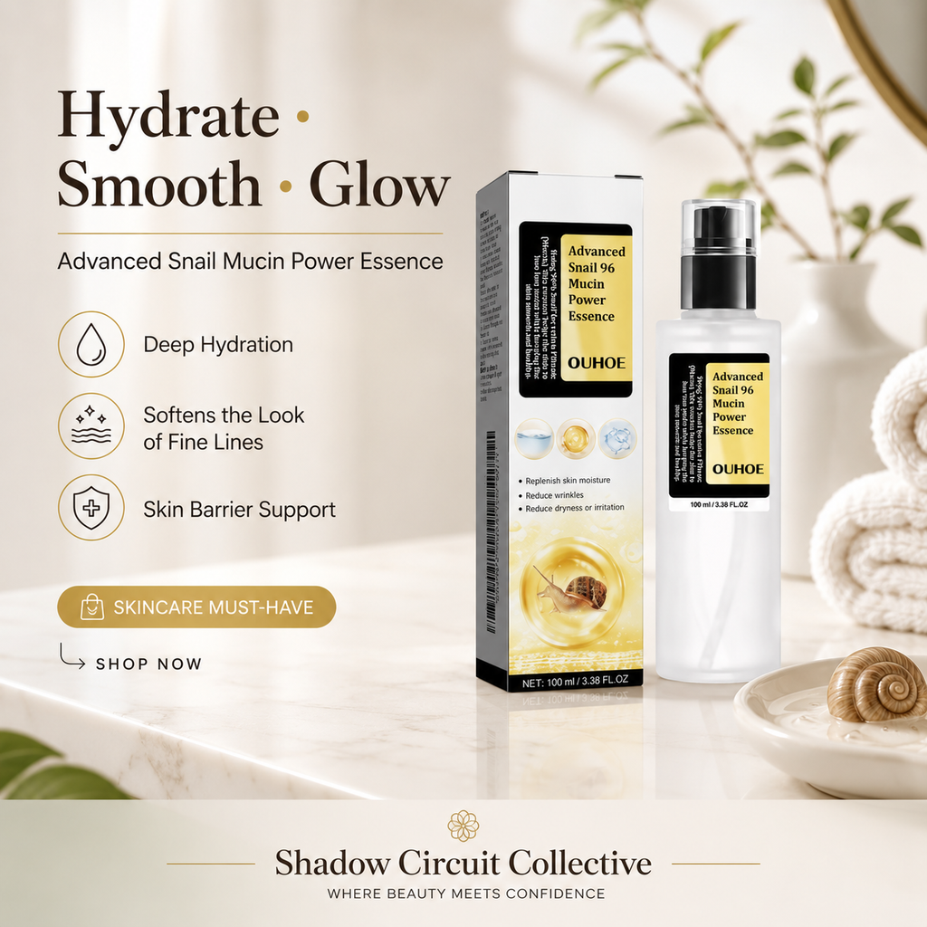 Dry, Dull Skin Rescue | Advanced Snail 96 Mucin Hydrating Facial Essence for Smoother, Glowing Skin