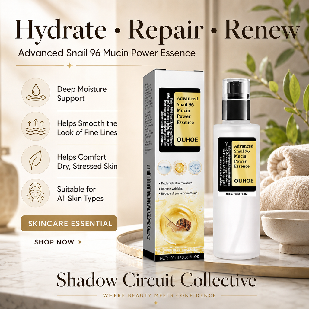 Dry, Dull Skin Rescue | Advanced Snail 96 Mucin Hydrating Facial Essence for Smoother, Glowing Skin