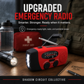 Stay Powered When the Grid Goes Down | Compact Solar Hand-Crank Emergency Radio