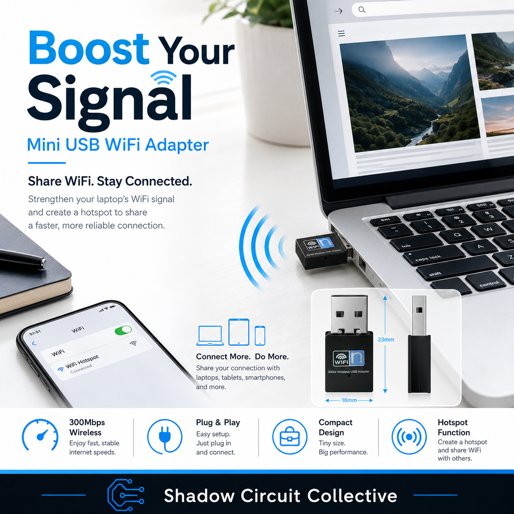 Fix Weak Wi-Fi Without Replacing Your Computer | 300Mbps Mini USB Wireless Adapter