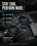 Dual USB Cooling Fan Pad Foldable Slim Fans Cooler Stand For Laptop PC Notebook